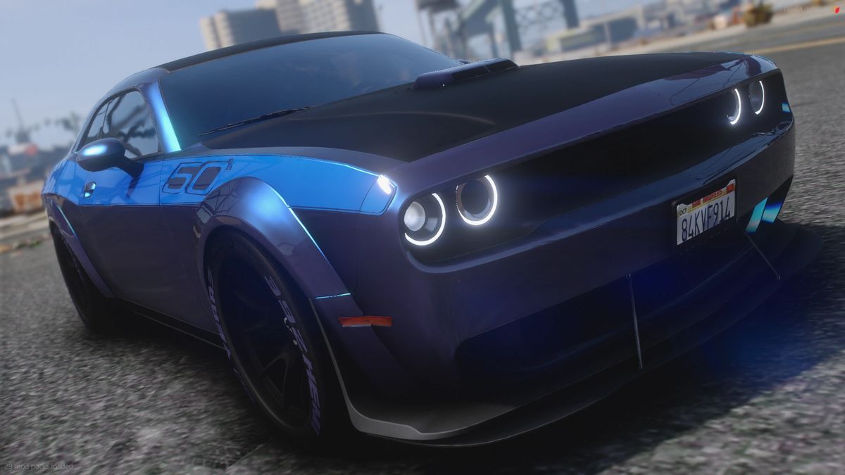 Dodge Challenger Shaker 50th Anniversary Edition 4K Customs